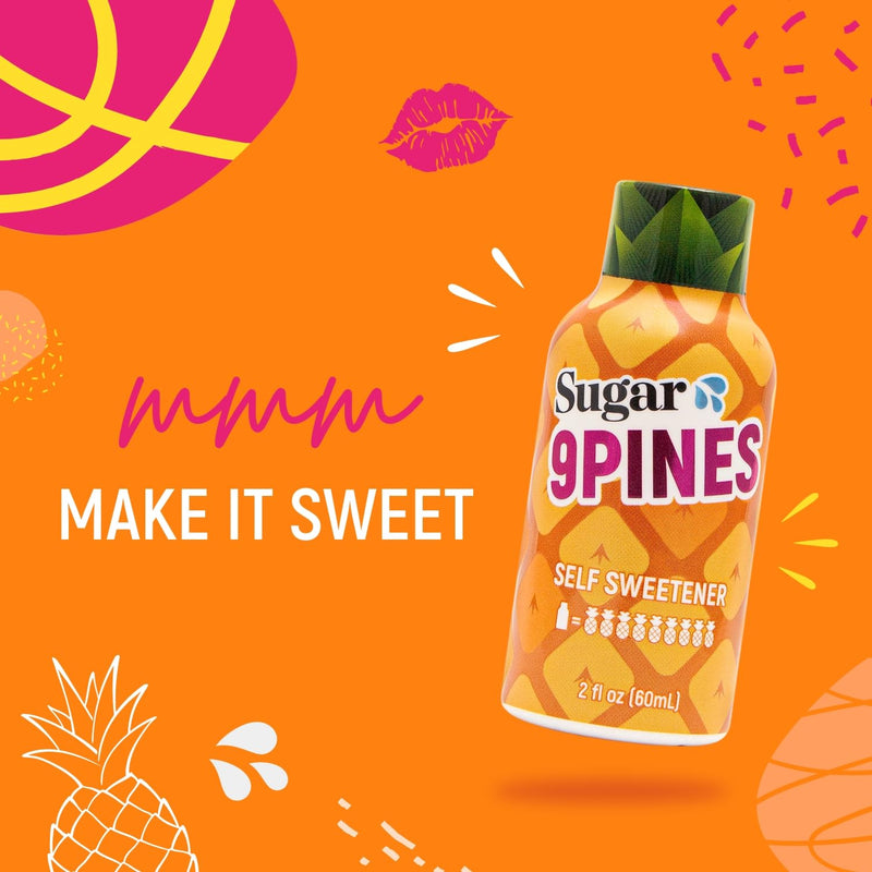 [Australia] - Make Yourself Taste Sweeter with Sugar Splash - 9Pines 2oz Pineapple Shot and Cocktail Mixer (4-Pack) - for Men and Women - Taste Better with the Power of 9 Whole Pineapples 4-Pack 