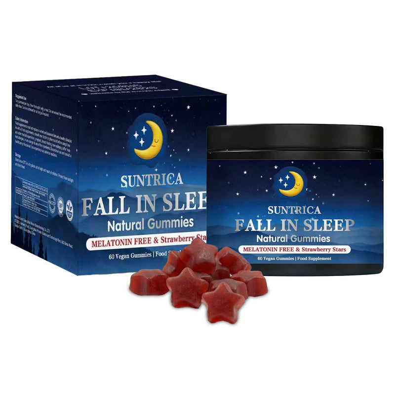 Sleep Gummies, Magnesium Glycinate Sleep Aid Gummies, Natural Strawberry Flavor, Melatonin Free, Sugar, Gluten Free, for Relaxation & Sleep Suport, Promotes Healthy Sleep Patterns for Adults- 60 PCS