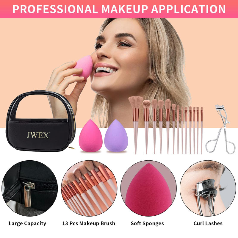 [Australia] - 37 Pcs All in One Makeup Kit for Women Full Kit, Makeup Gift Set for Beginners Teenager, Multipurpose Makeup Set Includes Eyeshadow Palette Contour Stick Cosmetic Brush (A204) 37 Pcs 