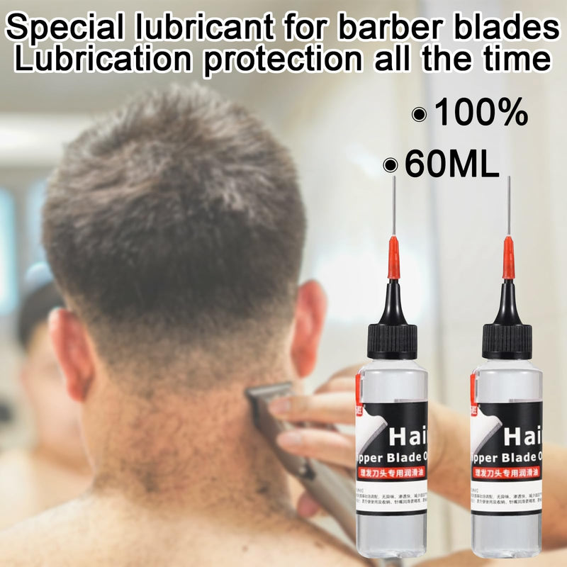 [Australia] - Hair clipper oil 2 pieces shaving head oil shaving head oil for hair clippers hair clipper oil hair clipper oil lubricating oils friction reducing trimming oil (60 ml) 