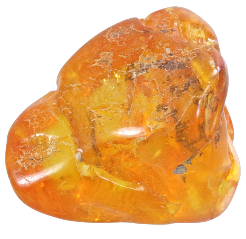 [Australia] - Source of Life Plus Popular Tumbled Stone | Tumbled stones polished | Gemstone Hand Flatterer Pocket Stone (Amber, M) Amber 