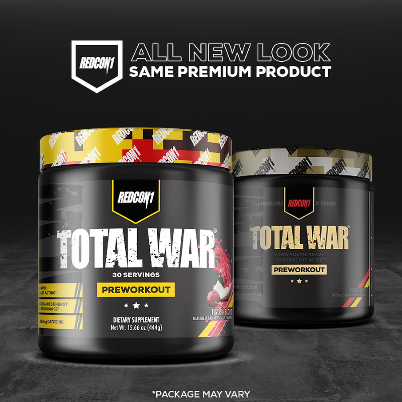 [Australia] - REDCON1 Total War Pre Workout - L Citrulline, Malic Acid, Green Tea Leaf Extract for Pump Boosting Pre Workout for Women & Men - 3.2g Beta Alanine to Reduce Exhaustion, Vice City 30 Servings 