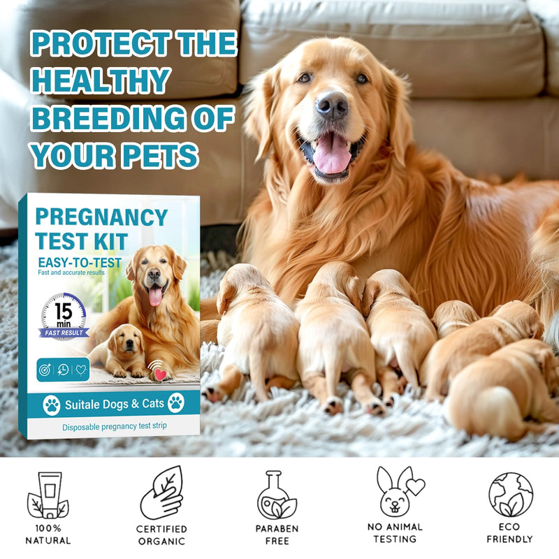 [Australia] - Dog Pregnancy Test Kit at Home - Accurate and Fast Dog Pregnancy Test, Convenient & Disposable Pregnancy Tests Strip Blue 