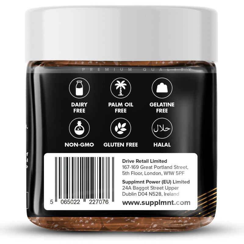 Supplmnt. Berberine Gummies - 2 Months Supply, 1500mg Berberine with 1000mg Ceylon Cinnamon, 2.4mg Vitamin B12 & 400mg Magnesium Glycinate - Powerful Metabolism & Immune Support Supplement - Orange