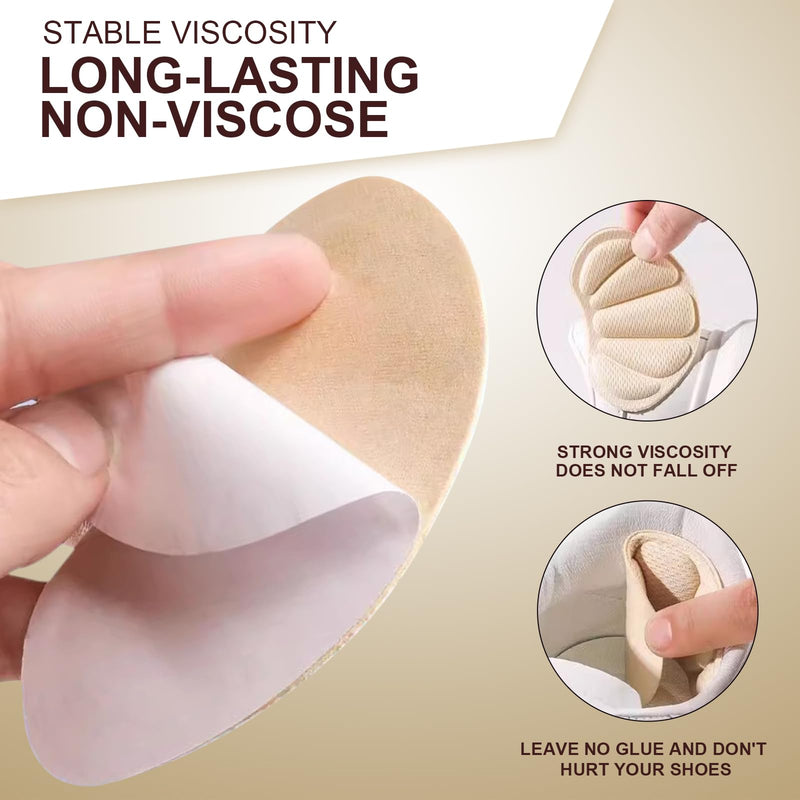 [Australia] - Pack of 6 heel shoe pads for shoes, premium heel pads, shoe insoles, heel protection pads against friction, heel pads, non-slip insoles for men and women (grey and black and skin colour). 