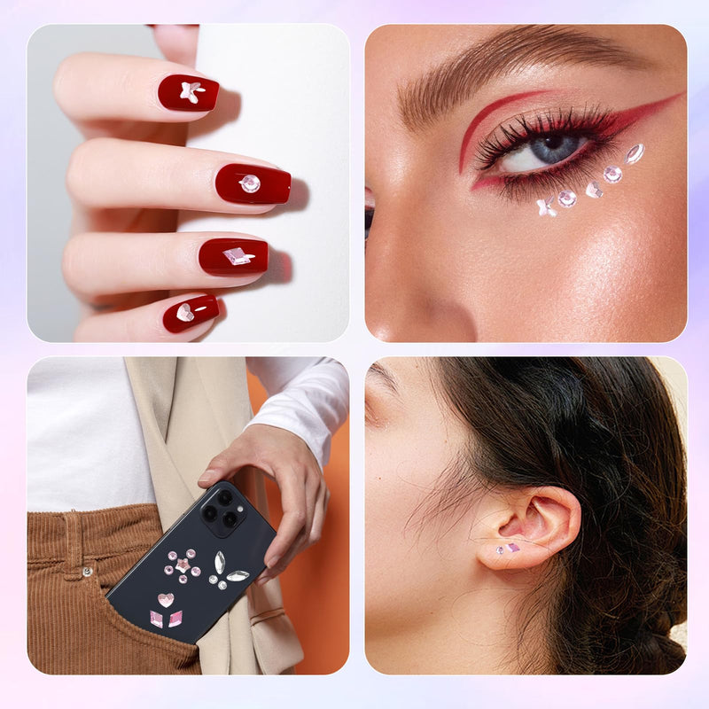 [Australia] - Tooth jewellery, tartar jewellery, tooth jewelery set, tooth stones, tooth crystal, tartar tooth decorations, shining smile DIY tooth gem kit, with rhinestones and horse eye drill 