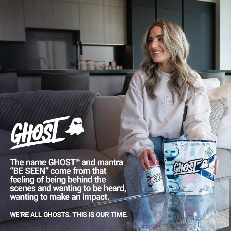 [Australia] - GHOST Glow Sticks: Beauty and Detox Supplement - 30 On-The-Go Stick Packs, Pina Colada - Hyaluronic Acid, Biotin & L-Theanine for Skin-Boosting Support ‚Äì Sugar Free, Gluten Free Glow Sticks Pi√±a Colada 