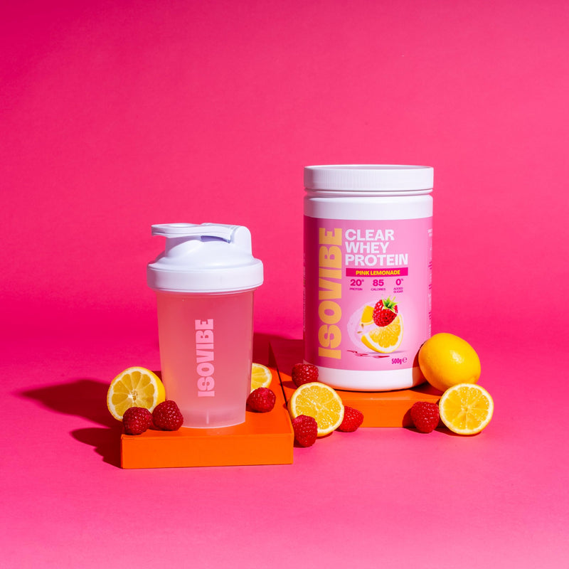 Clear Whey Protein Powder Pink Lemonade (20 Servings) Refreshing Protein Water | Zero Added Sugar | High Protein 20g Per Serving 20 Servings