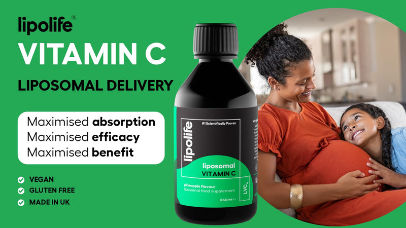 Liposomal Vitamin C - 500mg | High Strength Pineapple Flavour | 48 Servings | LVC4 | Higher Absorption, Scientifically Proven | Advanced Nutrient delivery | Made in UK by lipolife 250 ml (Pack of 1)