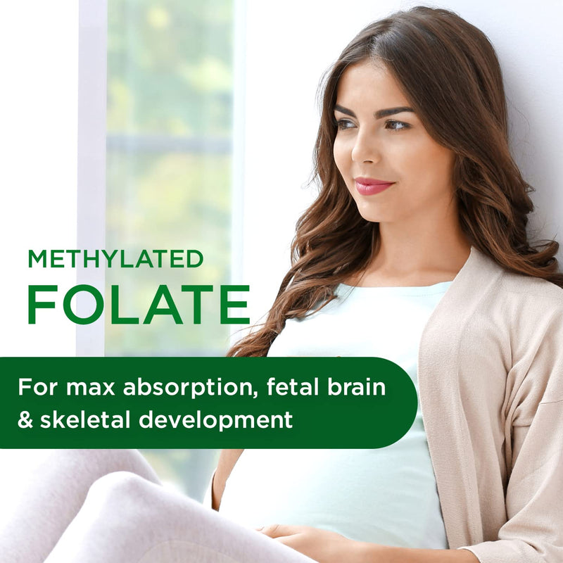[Australia] - EMERALD LABS Prenatal 1-Daily Multi - Prenatal Multivitamin with Methylated Folate, Iron, Whole-Food Blend & More - Soy-Free, Gluten-Free - 30 Vegetable Capsules 30 Count (Pack of 1) 