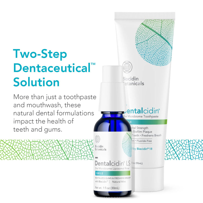 [Australia] - Biocidin Dentalcidin Fluoride Free Teeth Whitening Toothpaste for Adults - Plant-Based Toothpaste - Promote a Healthy Oral Microbiome, Remove Biofilm Plaque (3 Oz) Dentalcidin Toothpaste 