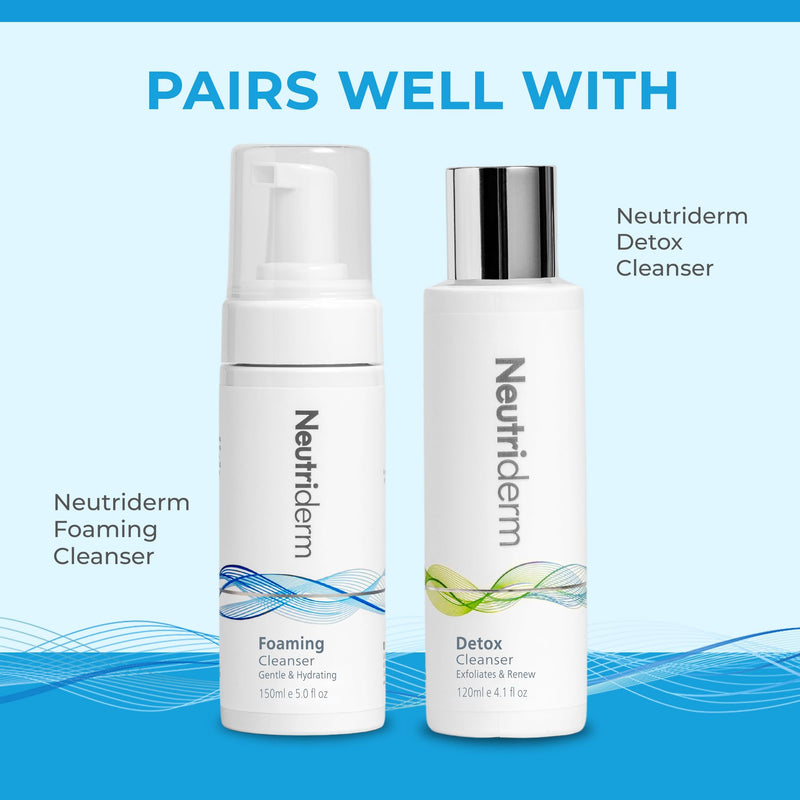 NEUTRIDERM Daily Face Moisturizer with Natural Vitamin E Cream, Moisturizing Lotion for Face and Body, Wrinkles, Dry, Acne-Prone, Irritated or Aging Skin, 48-Hour Hydration, 4.2 oz | Vitamin E formula hydrates face & body, supports dry, sensitive and m...