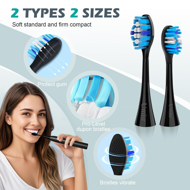 [Australia] - Electric Toothbrush for Adults - 90 Day Battery Life, Rechargeable Sonic Toothbrushes with Pressure Sensor, Smart Screen Travel Electric Toothbrush with Case, 5 Cleaning Modes & 3 Intensities Settings 