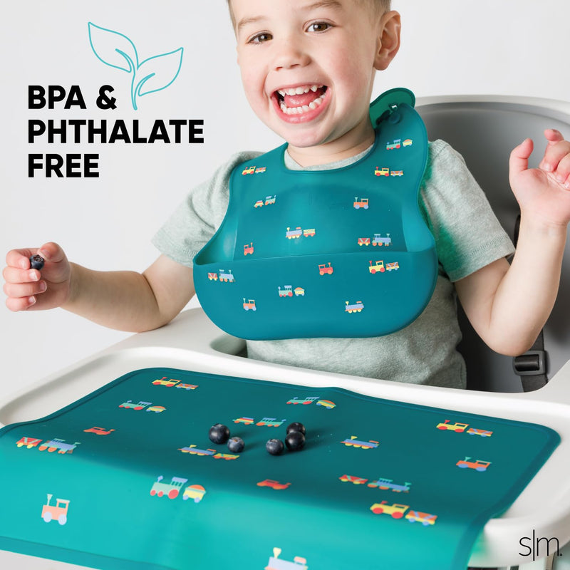 [Australia] - Simple Modern Silicone Placemat for Baby, Toddlers, Kids | Non-Slip Baby Eating Table Food Mat for Restaurants and Dining Table | Piper Collection | Unicorn Fields Silicone Baby Placemat -Unicorn Fields 