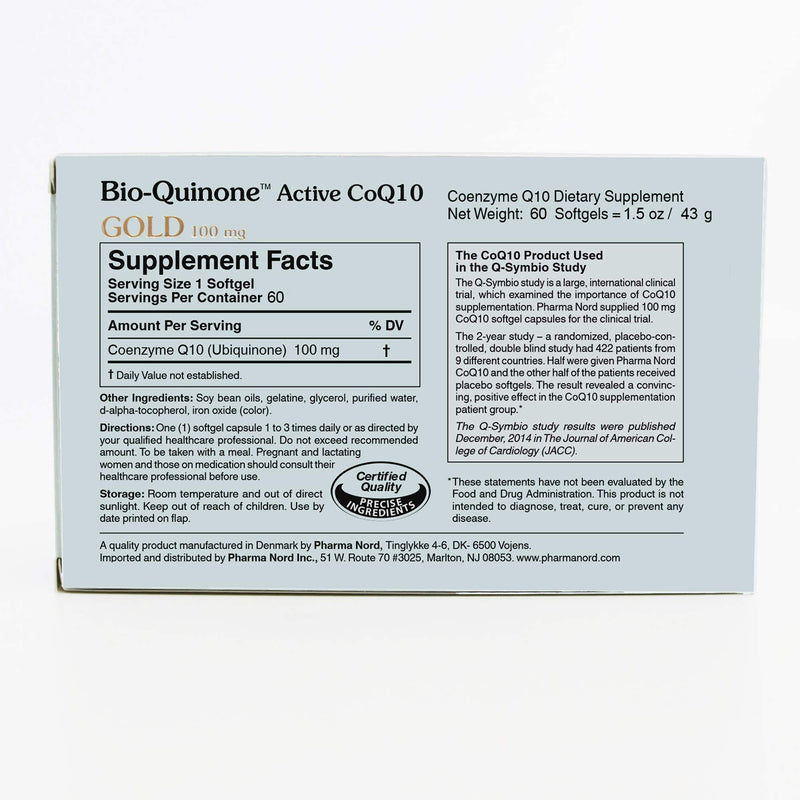 [Australia] - The Original CoQ10 from The Inventor of Q10 Supplements | High Absorption | Bio-Quinone Coenzyme Q10 100mg, Essential Antioxidant for Energy, Heart Health and Fertility Support, 60 Softgels 