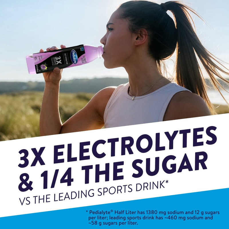 [Australia] - Pedialyte Electrolyte Solution, Grape, Hydration Drink, 1 bottle, half liter each 