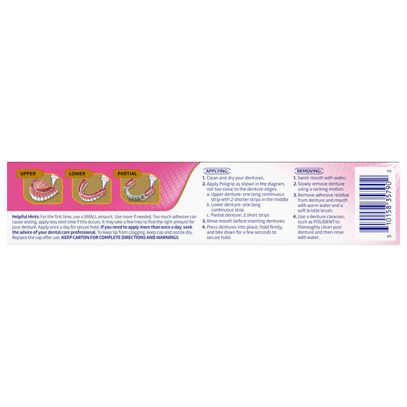 [Australia] - Poligrip Denture Adhesive, Power Max Hold Plus Comfort Denture Adhesive Cream, 2.2 Ounces (Pack of 4) 