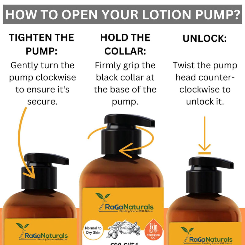 RaGaNaturals Shea Butter Lotion - for Extremely Dry Skin - Hand & Body Lotion - Hydrating Natural Non-Toxic Formula, Avocado Oil & Vitamin E - Women, Men, Kids & Baby - (Tropical Mango Scent) 8 Oz Tropical Bliss 8 Fl Oz (Pack of 1)