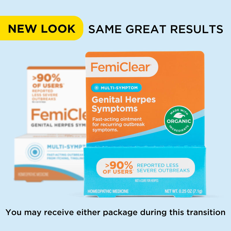 [Australia] - FemiClear, Multi-Symptom Relief - Formulated with All-Natural and Organic Ingredients - 0.25 Ounce Tube 