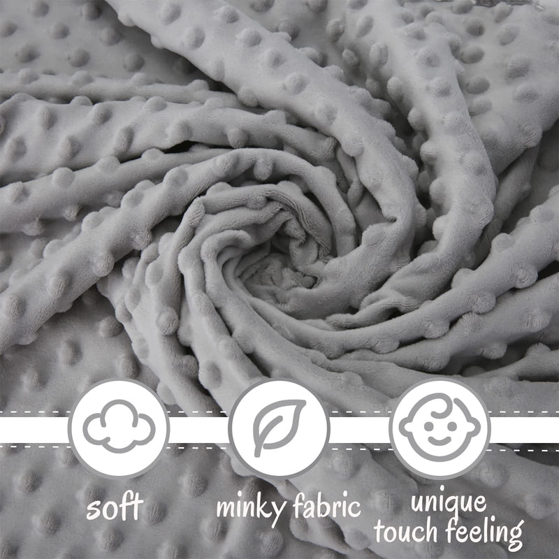 [Australia] - Pro Goleem Elephant Security Blanket, Soft Lovey Unisex Lovie Baby Gifts for Newborn Boys and Girls Snuggle Toy Stuffed Animal Grey 16 Inch A Grey Elephant 