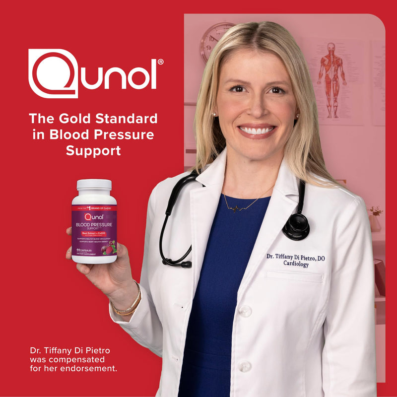 Qunol 3-in-1 Beet Roots Capsules with CoQ10, Blood Pressure Support, 60ct | Supports Healthy Blood Circulation & Heart Healthy Energy, From the #1 Brand of CoQ10, Vegetarian, No Synthetic Dyes Unflavoured 60 Count (Pack of 1)