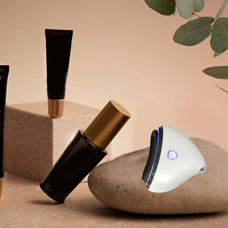 Gua Sha Device,Stainless Steel Gua Sha Facial Tools with Heat and Vibration, 4-in-1 Red Light Therapy for face,Electric gua sha face Massager, Pocket-Friendly Household Beauty Device