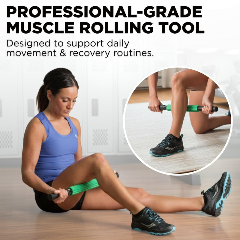 THERABAND Roller Massager, Muscle Massage Tool, Fascia Release, Back, 21" Standard