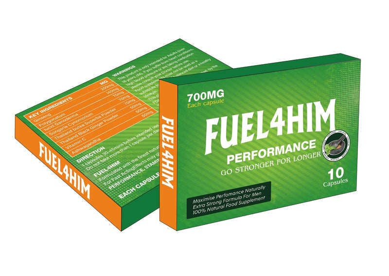 New Stronger for Longer Formula for Men - Ultra Strong Performance Enhancing Pills, Stamina Endurance Booster Blue Supplement Pills for Men - 10 Ginseng Capsules 700MG