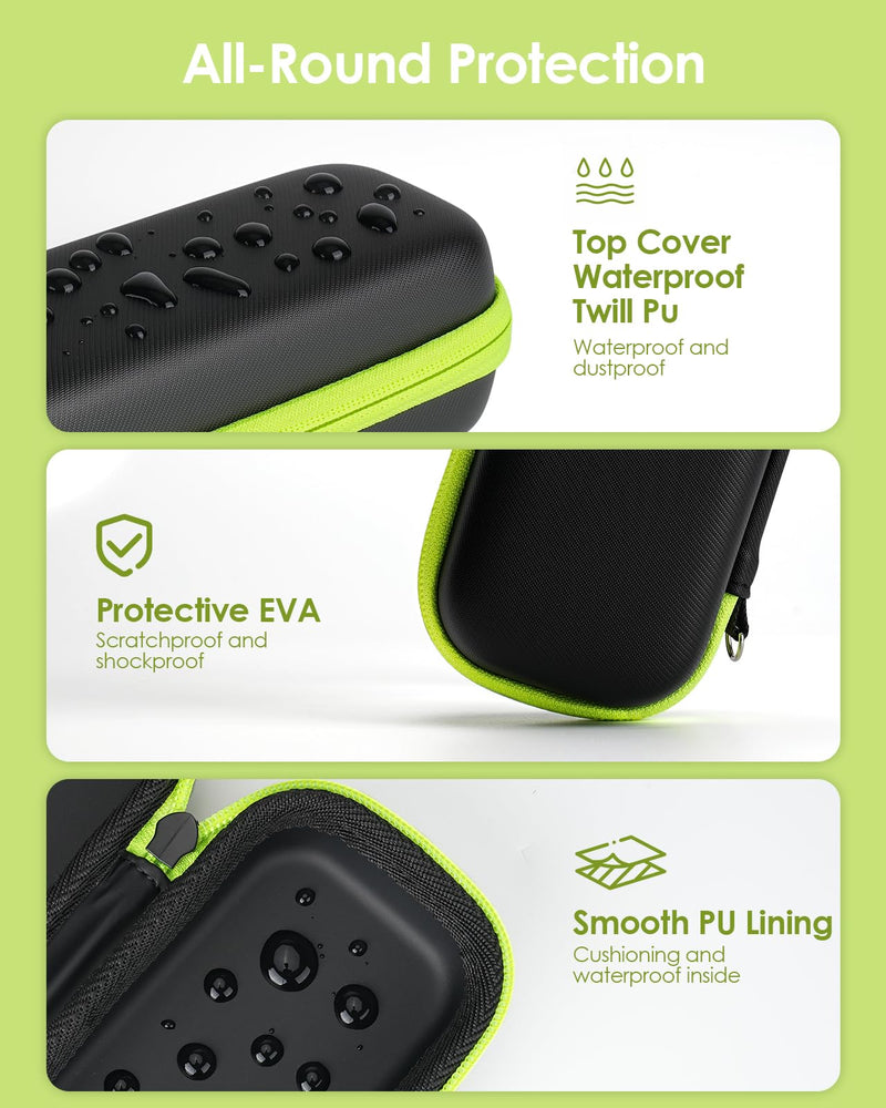 [Australia] - Yinke Bag for O Blade Electric Shaver QP2734 QP2724 QP2824 QP6551 QP4631 O Blade Pro 360, Travel Bag for Braun Series 3/5/7/9, Hard Shell Travel Carry Bag Green 