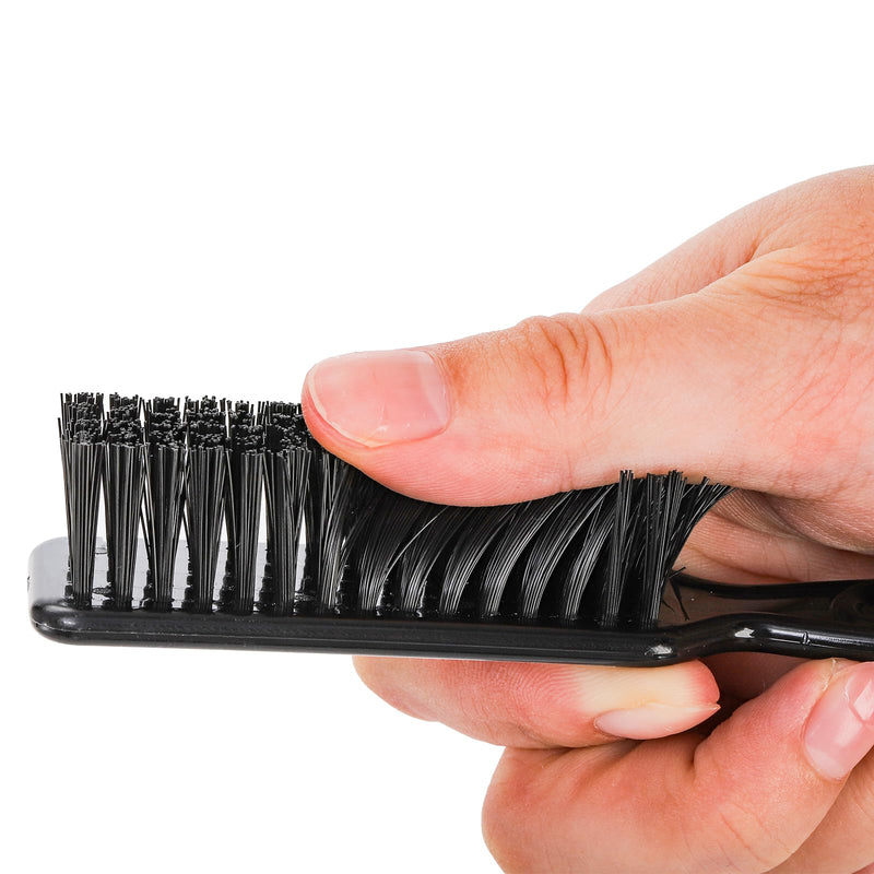 [Australia] - ZEAYEA 50 Pcs Blade Clipper Cleaning Brush, Barber Blade Cleaning Brush, Hair Styling Nylon Brush Tool for Trimmer Cleaning Clipper Manicure Salon Haircut, Barbers Supplies, Black 