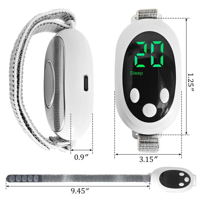 [Australia] - Handheld Sleep Aid Device, Sleep Assisted Low-Frequency Pulse Generator, Relief Anxiety Help Sleep, USB Rechargeable 