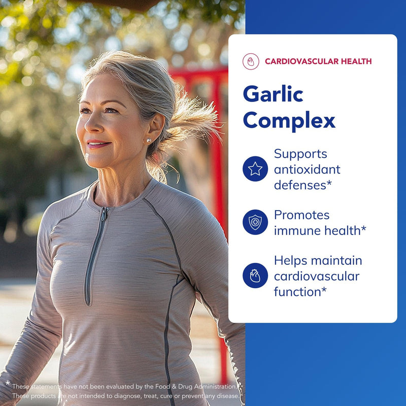 [Australia] - Pure Encapsulations Garlic Complex | Supplement to Support Antioxidant Defenses, Immune Health, and The Cardiovascular System* | 120 Capsules 