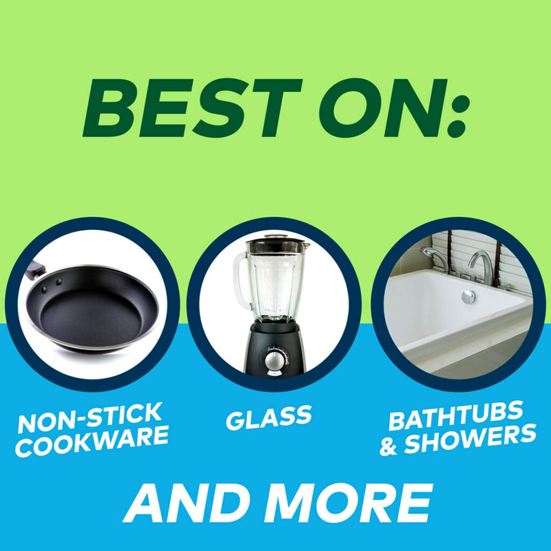 [Australia] - Scotch-Brite Non-Scratch Dishwand Kit, Includes 1 Wand & 7 Refill Pads, Keep Hands Out of the Mess Dishwand + 8 Refills 
