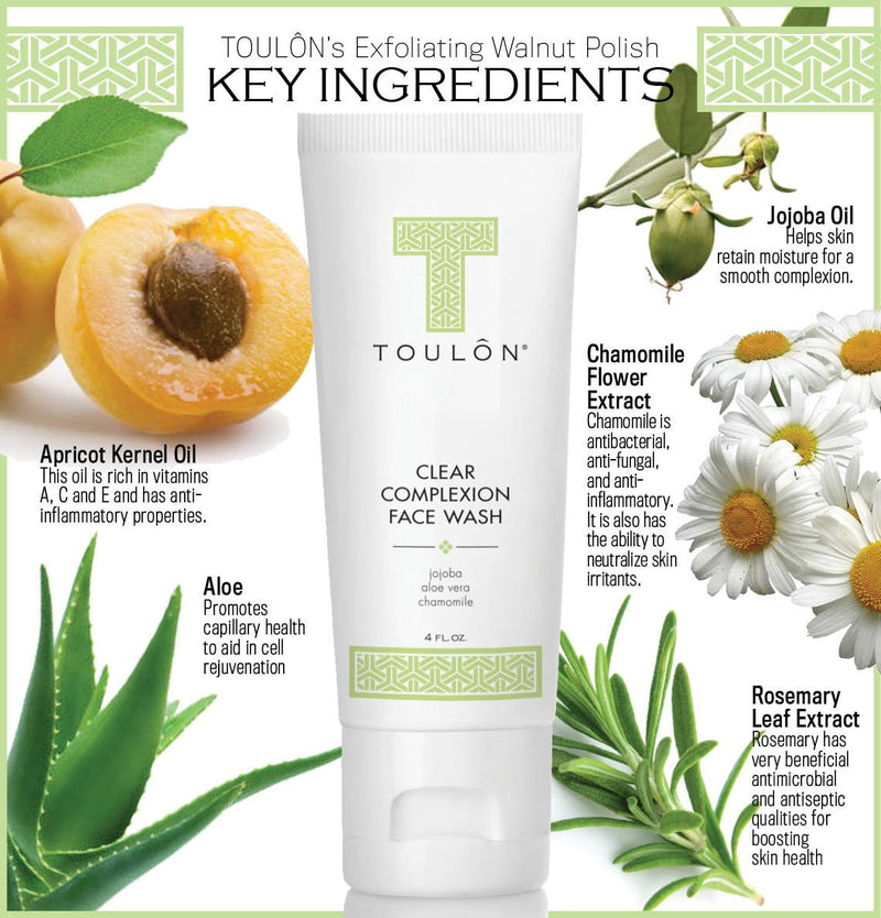TOULON Aloe Vera Face Wash - Anti Aging Cleanser for Oily Acne Prone Skin | Anti Aging Face Wash for Clear Complexion with Antioxidants Aloe Vera and Vitamin E. Facial Cleanser For Women and Men