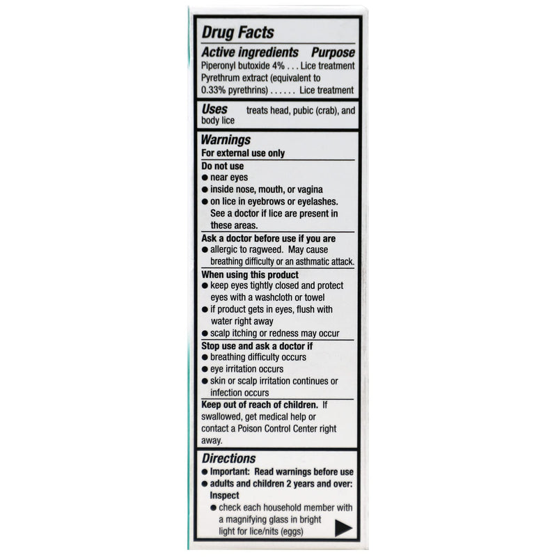 [Australia] - Lice Treatment Shampoo, Maximum Strength, Easy to Apply, 2 Fl Oz, Bottle 