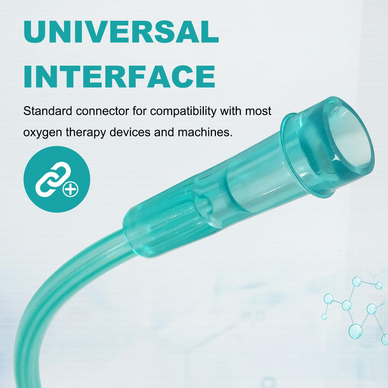 [Australia] - 3 Pack Oxygen Tubing,10Ft Green Crush Resistant Oxygen Supply Tubing,Non Kinking Durable Oxygen Tubes,Universal Interface,Individually Packaged 10Ft-3Pack 