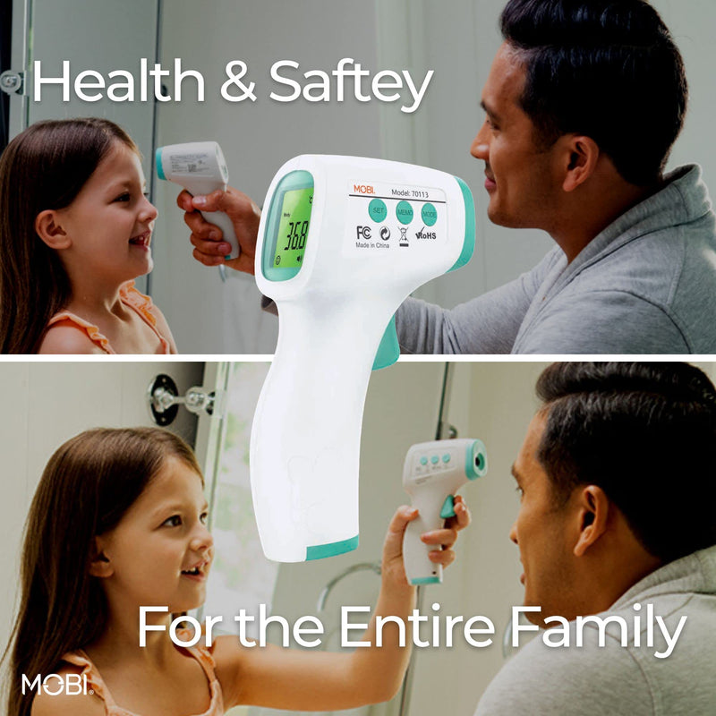 [Australia] - MOBI - Non-Contact Forehead Digital Thermometer with Object Temperature Mode - Touchless Fever Thermometer 