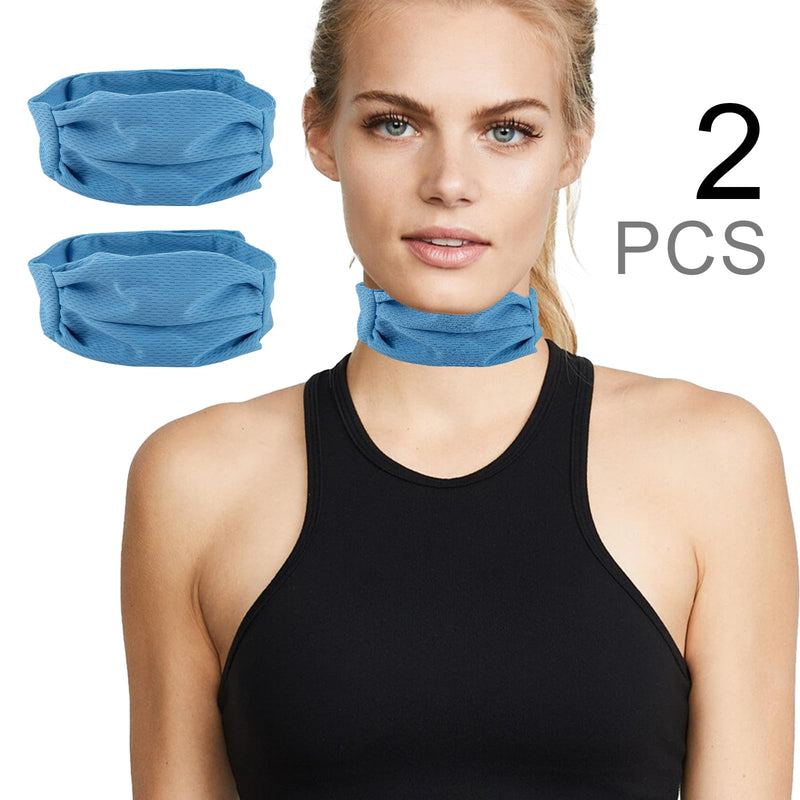 [Australia] - 2Pcs Trach Covers for Tracheostomy Neck Stoma Cover Breathable Dust- Proof Shield Neck Trachea Protector Adjustable Tracheostomy Supplies Reusable Tracheostomy Care Kits for Men and Women 