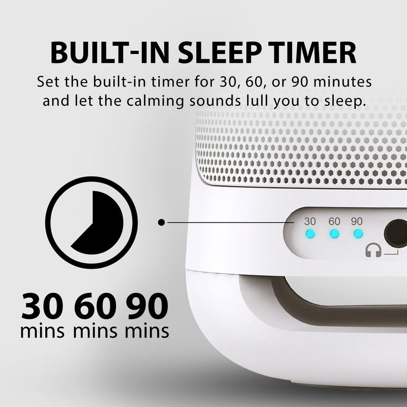 [Australia] - Avantree Dream - sleep aid sleep aid white noise sound machine with 28 audio options, timer breathing night light function, sleep speaker easy to use in the bedroom or yoga studio 