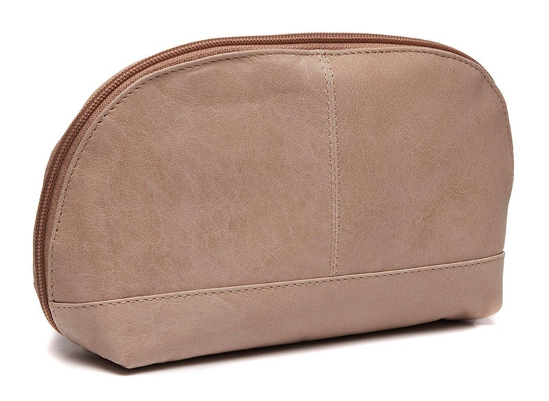 Chesterfield Brand Toiletry Bag TORINO | Made Of Leather | Large Cosmetics Case For Men And Women For Travel (Off White)