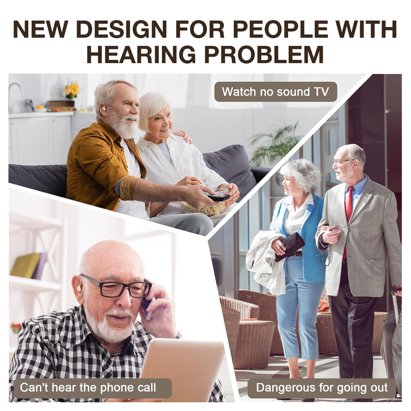 Leogony Hearing Aid Domes for Oticon Replacements, Vent Bass Domes Hearing Aid Accessories (2 Pack） (10mm Double) 10mm Double