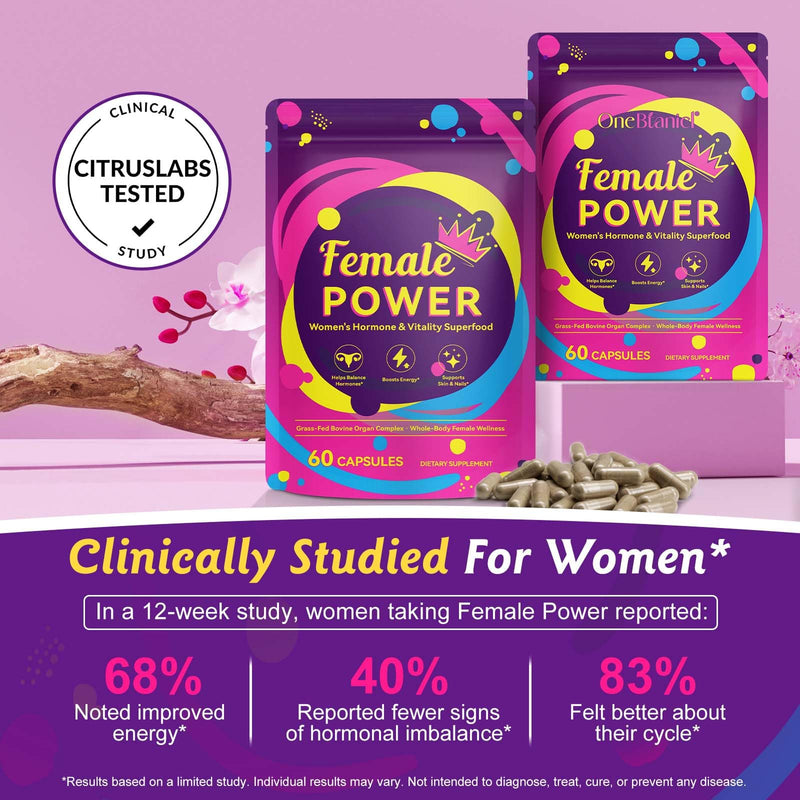 Beef Organ Complex Supplement for Women Grass Fed Beef Liver, Kidney & Heart Organ Capsules Supports Women's Overall Energy and Health 100% Pasture Raised Cattle - 60 Capsules