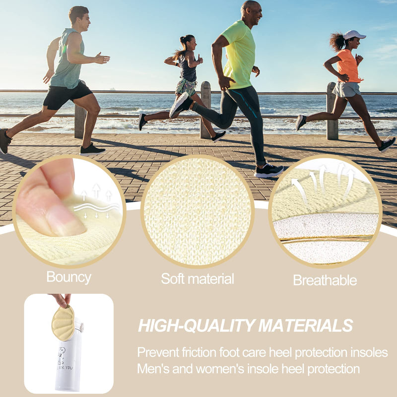 [Australia] - Soodyoow 3 pairs of heel pads, sponge heel pads, heel protection shoe insoles, prevents friction foot care heel protection shoe filler inserts, for men and women shoe insoles heel protection 