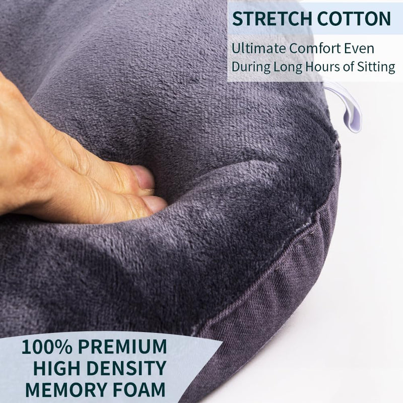 [Australia] - Pillow Tailbone Pain Relief Cushion, Soft Pad for Bed Sores. Anti-Decubitus Pad-Breathable for Hemorrhoids, Prostate and Surgery, Cushion for Office Chair, Long Travel, Car and Home Sofa 