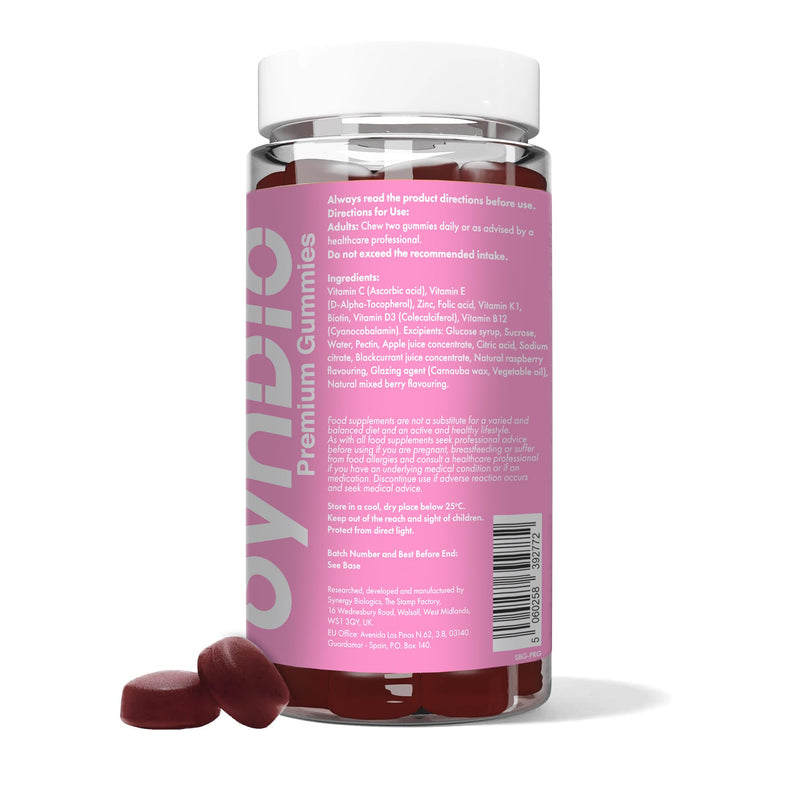 Pregnancy Gummies | Prenatal Multivitamin with Folic Acid, Vitamin D3, B12, Zinc & More | Gelatin Free, Vegetarian, Nut Free | 60 Mixed Berry Gummies for Daily Pregnancy Support