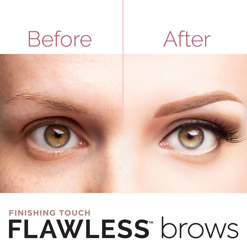[Australia] - Finishing Touch Flawless Brows Remover, Electric Eyebrow Razor for Women with LED Light for Instant and Painless Hair Removal 1 Count (Pack of 1) 