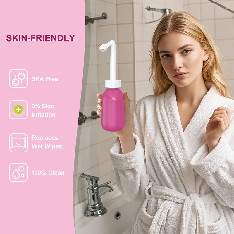 [Australia] - Peri Bottle for Postpartum Care, Perineal Bottle for New Mom Postpartum Essential, 10 Oz Upside Down Peri Bottle for Postpartum Recovery, Portable Bidet for Women 
