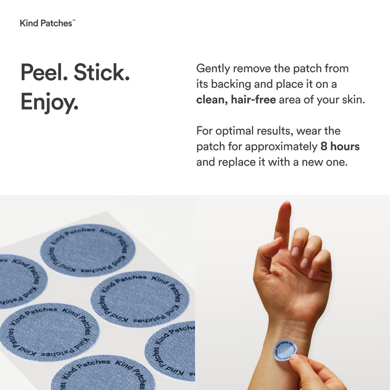 Kind Patches | NAD+ Patches | Cellular Energy and Metabolism Support | Botanical Plant-Based Formula with NMN, Resveratrol & Lion's Mane | 30 Vegan Patches 30 Patches (1 Pack)