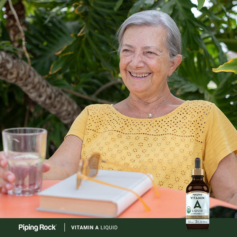[Australia] - Piping Rock Vitamin A Liquid | 2 fl oz | Non-GMO, Gluten Free Supplement 