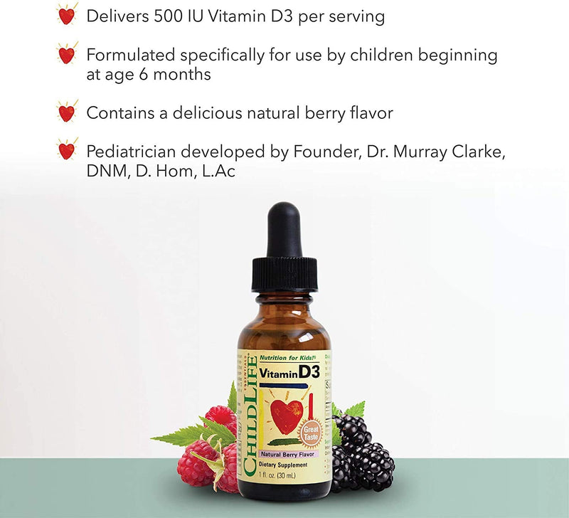 [Australia] - CHILDLIFE ESSENTIALS Immune Support 4-Pack for Infants, Babies, Kids, and Toddlers - Vitamin D3 Natural Berry Drops, Liquid Vitamin C Natural Orange, Echinacea Natural Orange, and First Defense 